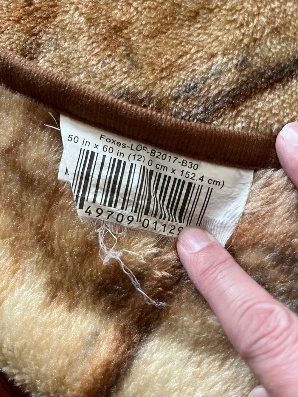 Woodland collection by Loftex James Hautman FOX Throw blanket